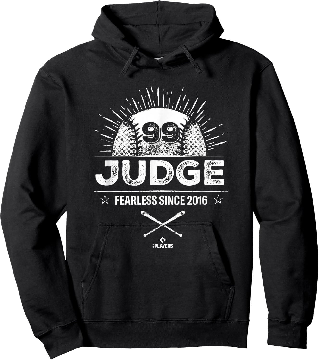 Aaron Judge Fearless New York Baseball MLBPA Hoodie - Hoodie | Black