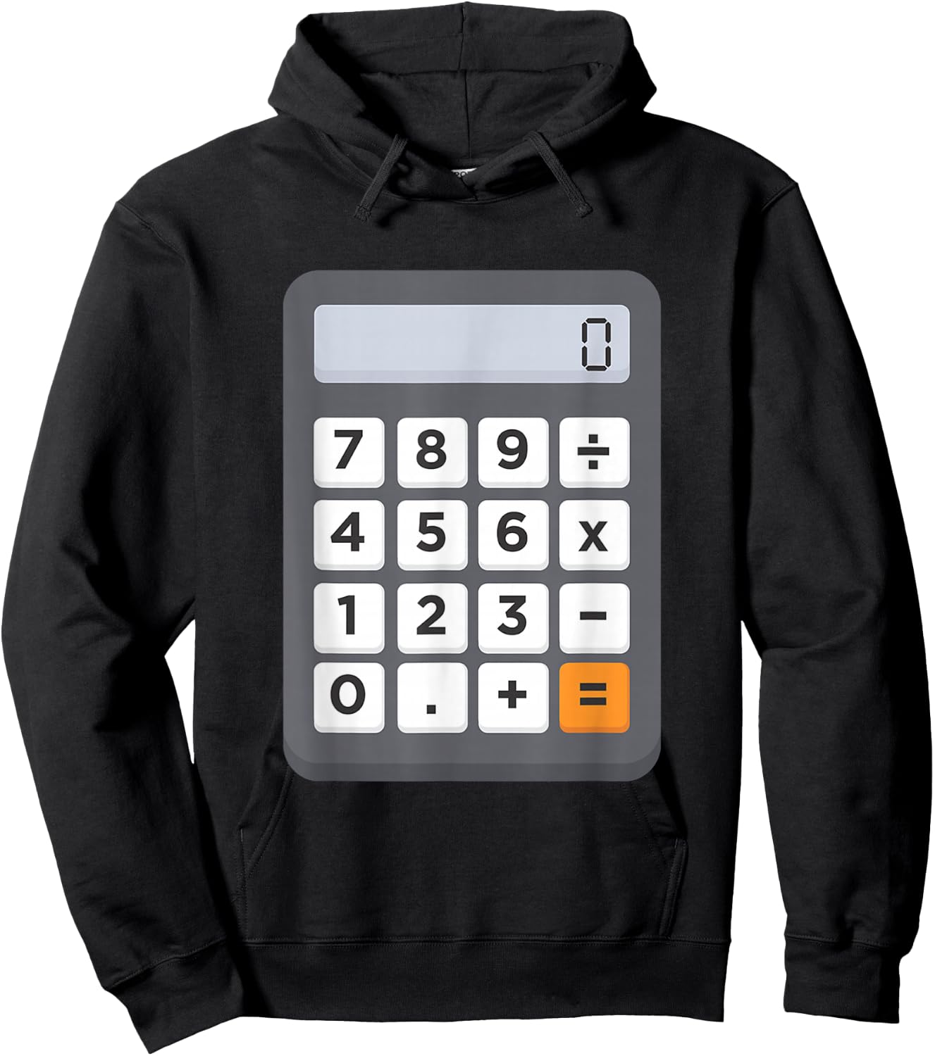 Funny Accountant Halloween Costume Outfit Math Calculator Hoodie - Hoodie | Black