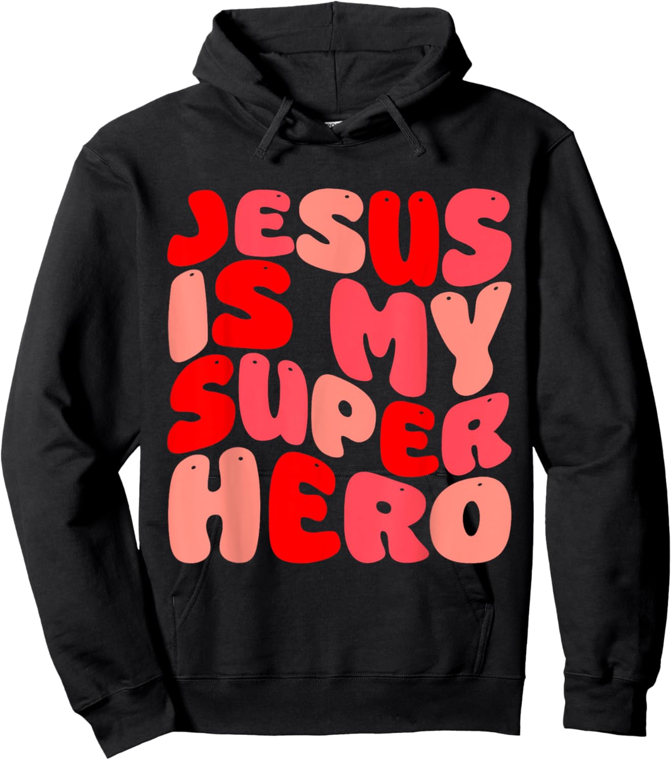 Jesus Is My Superhero Christian Religious Hoodie - Hoodie | Black
