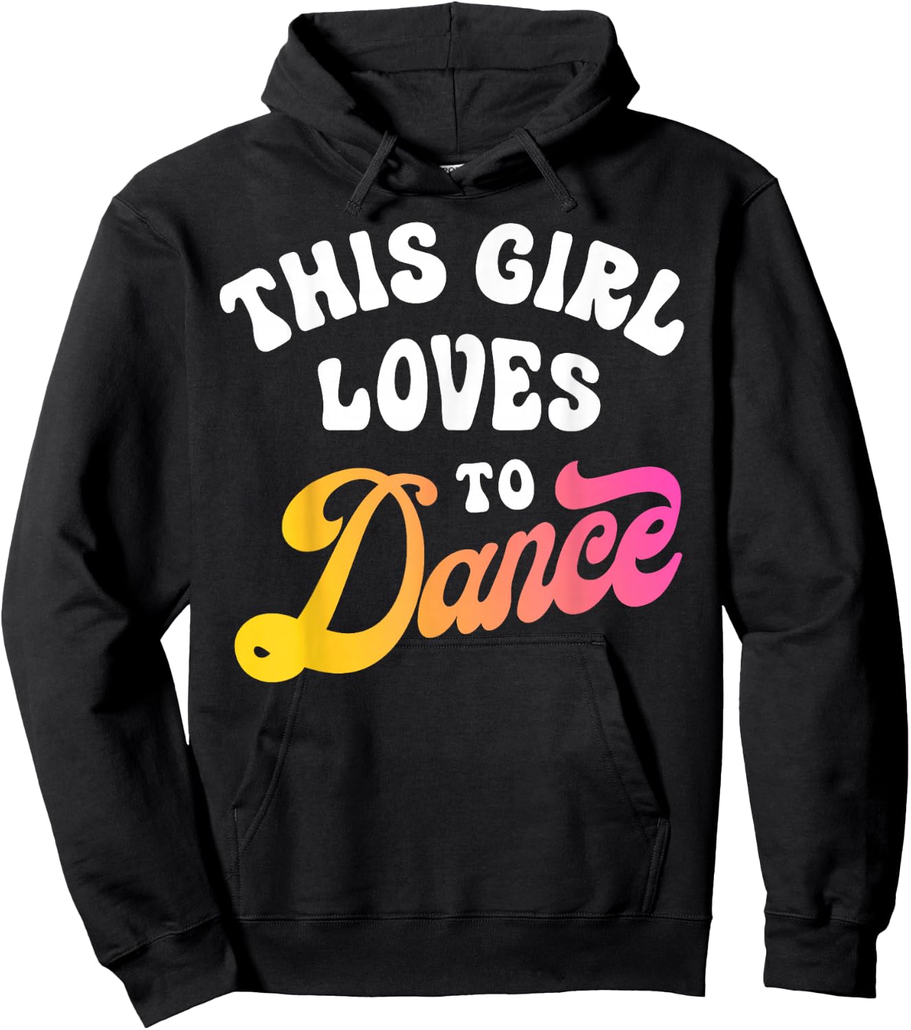 This Girl Loves to Dance Funny Dancer Dancing Gifts Women Small Hoodie - Hoodie | Black