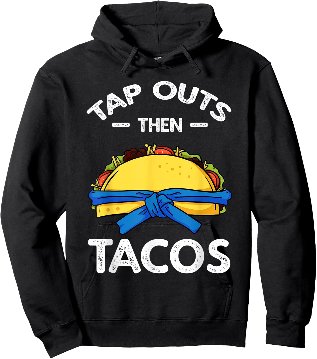 Jiu Jitsu Martial Arts Taco Jujutsu Cinco De Mayo Ju-Jitsu Hoodie - Hoodie | Black