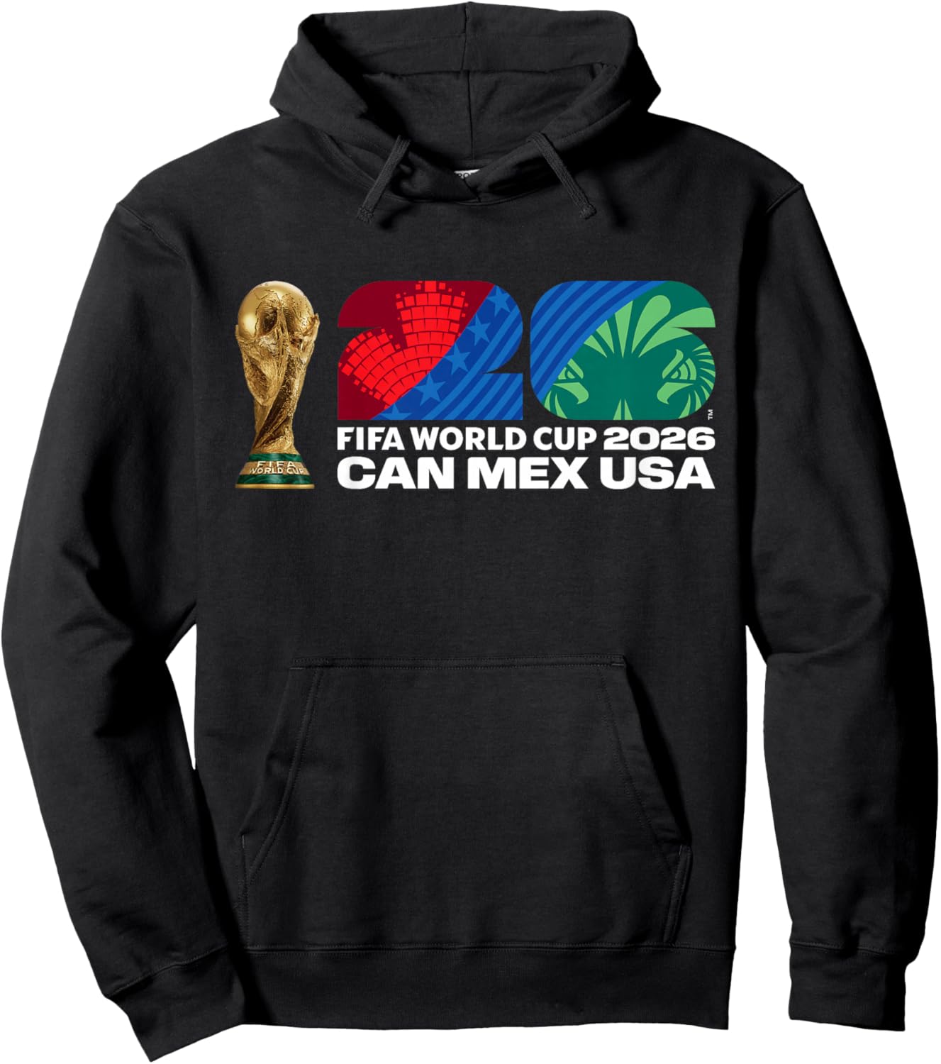 Kids FIFA World CUP26 FIFA Host Country Trophy Color Hoodie - Hoodie | Black
