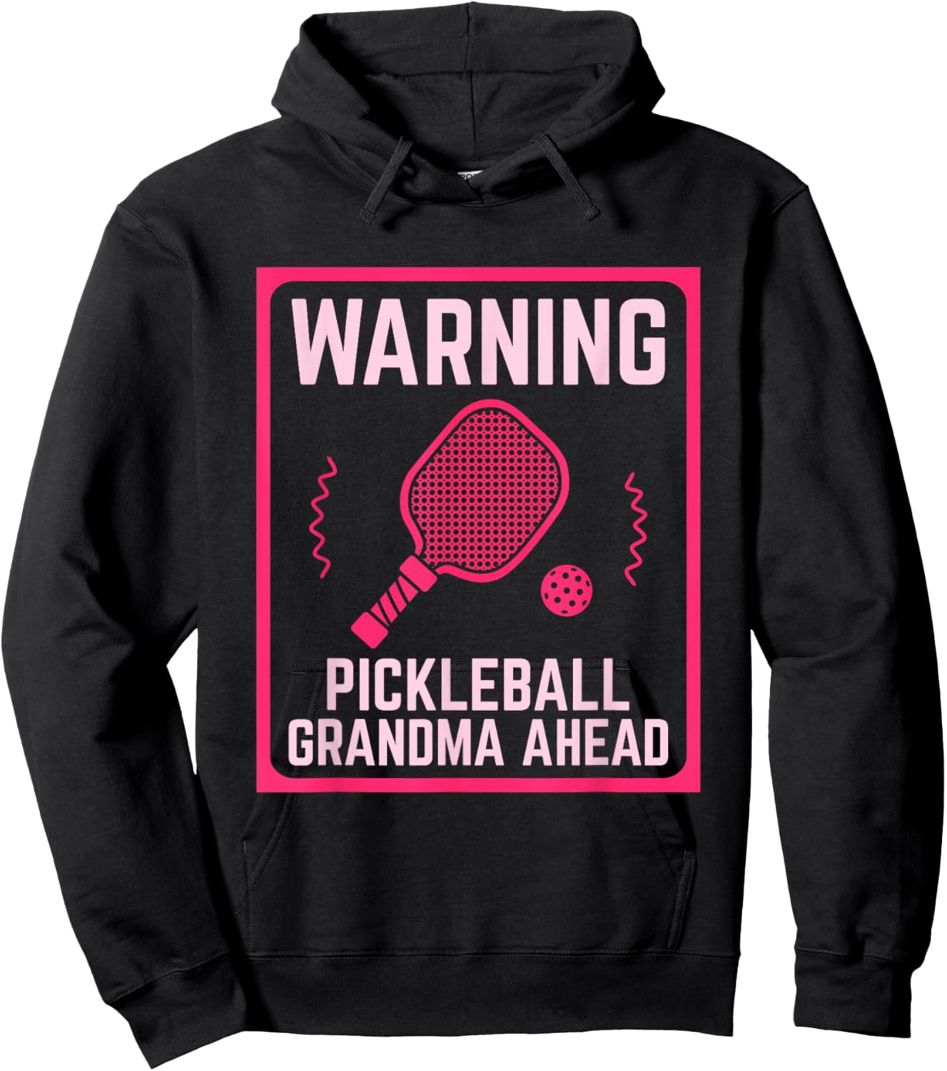 Pickleball Grandma Ahead Sport Hoodie - Hoodie | Black