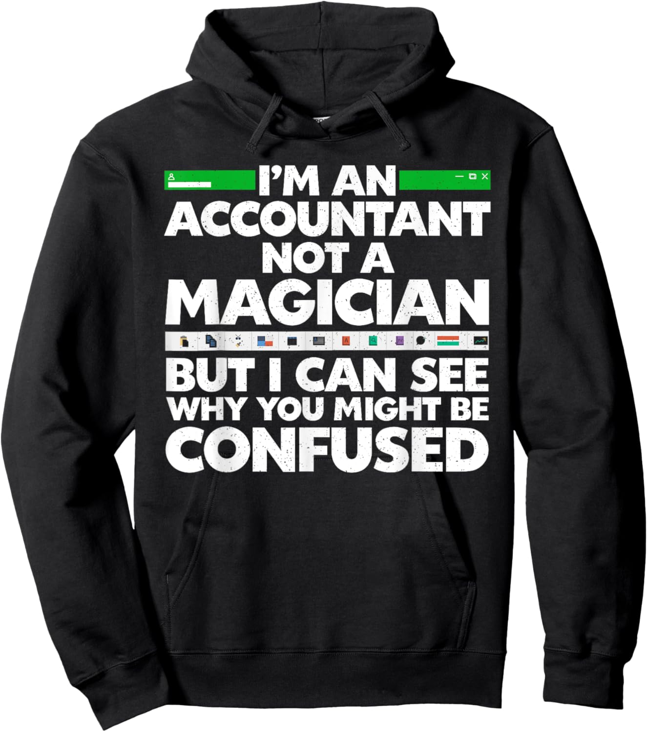 Funny Accountant Design Women Accountant Accounting Hoodie - Hoodie | Black