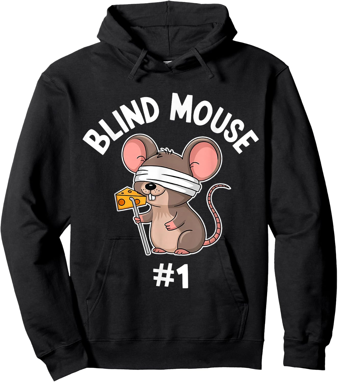Three Blind Mice Costume Mouse #1 Matching Group Hoodie - Hoodie | Black