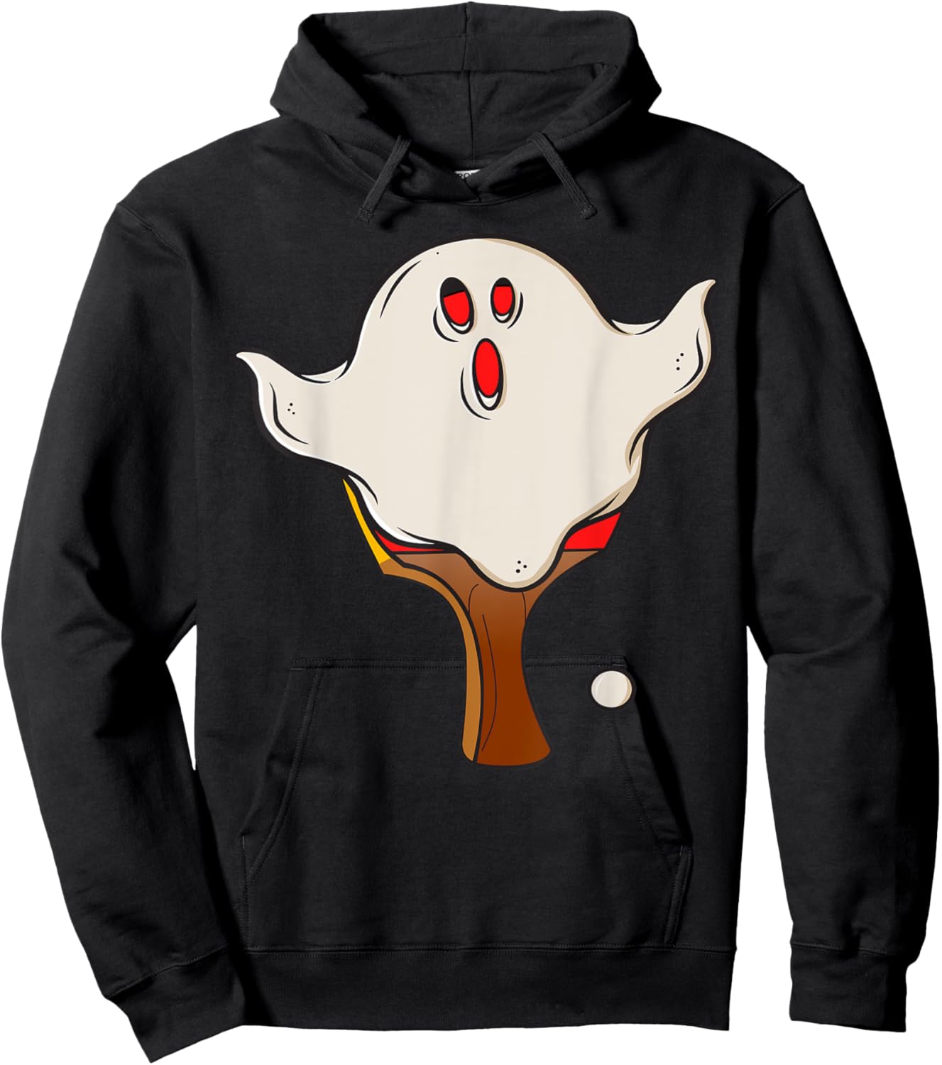 Table Tennis Halloween Ghost Halloween Disguise Halloween Hoodie - Hoodie | Black