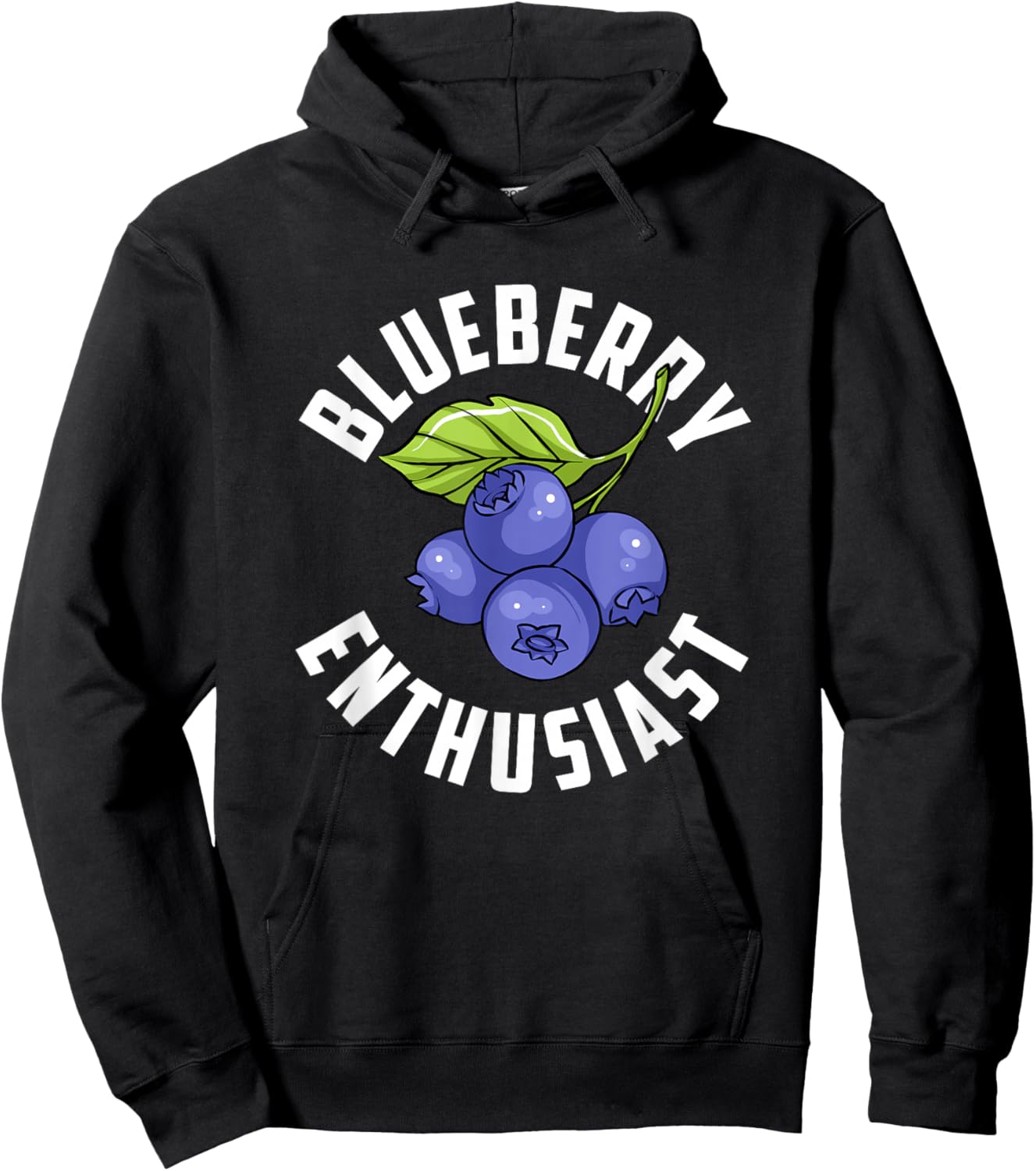 Blueberry Enthusiast Blueberries Lover Farmer Eater Hoodie - Hoodie | Black