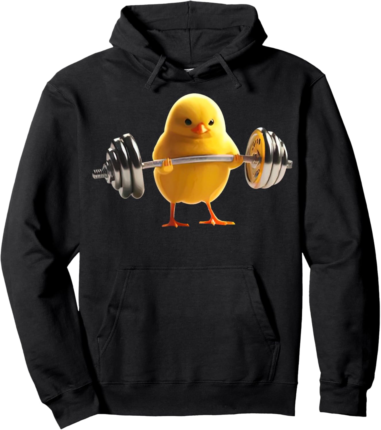 Weightlifting Chick Gym Bodybuilding Workout Fitness Hoodie - Hoodie | Black