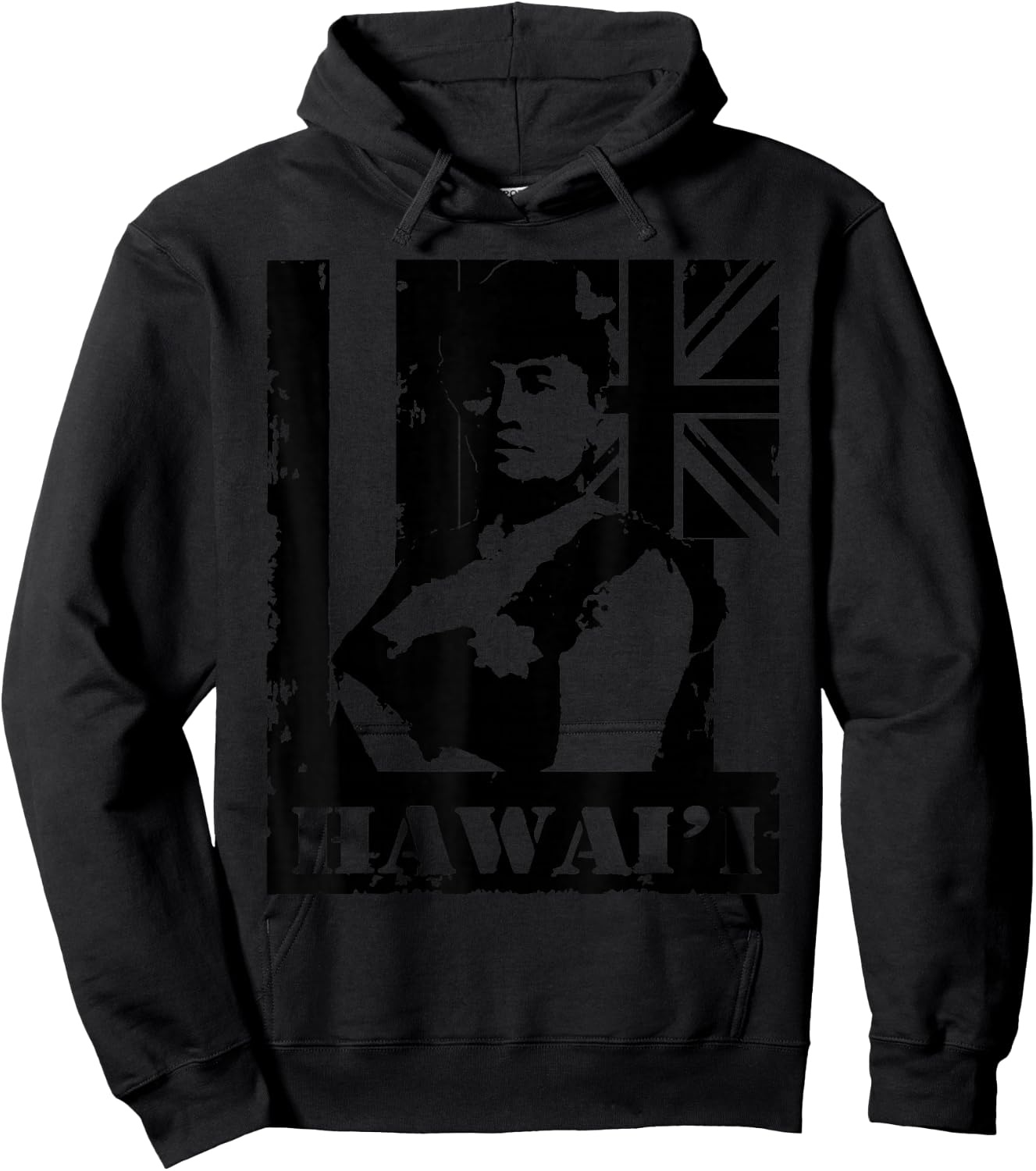 Hawai'i Queen Liliuokalani by Hawaii Nei All Day Hoodie - Hoodie | Black