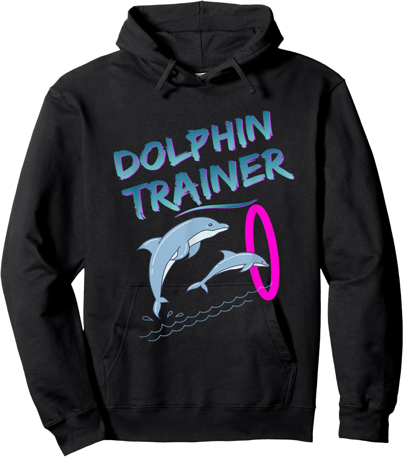 Dolphin Trainer Halloween Costume Hoodie - Hoodie | Black
