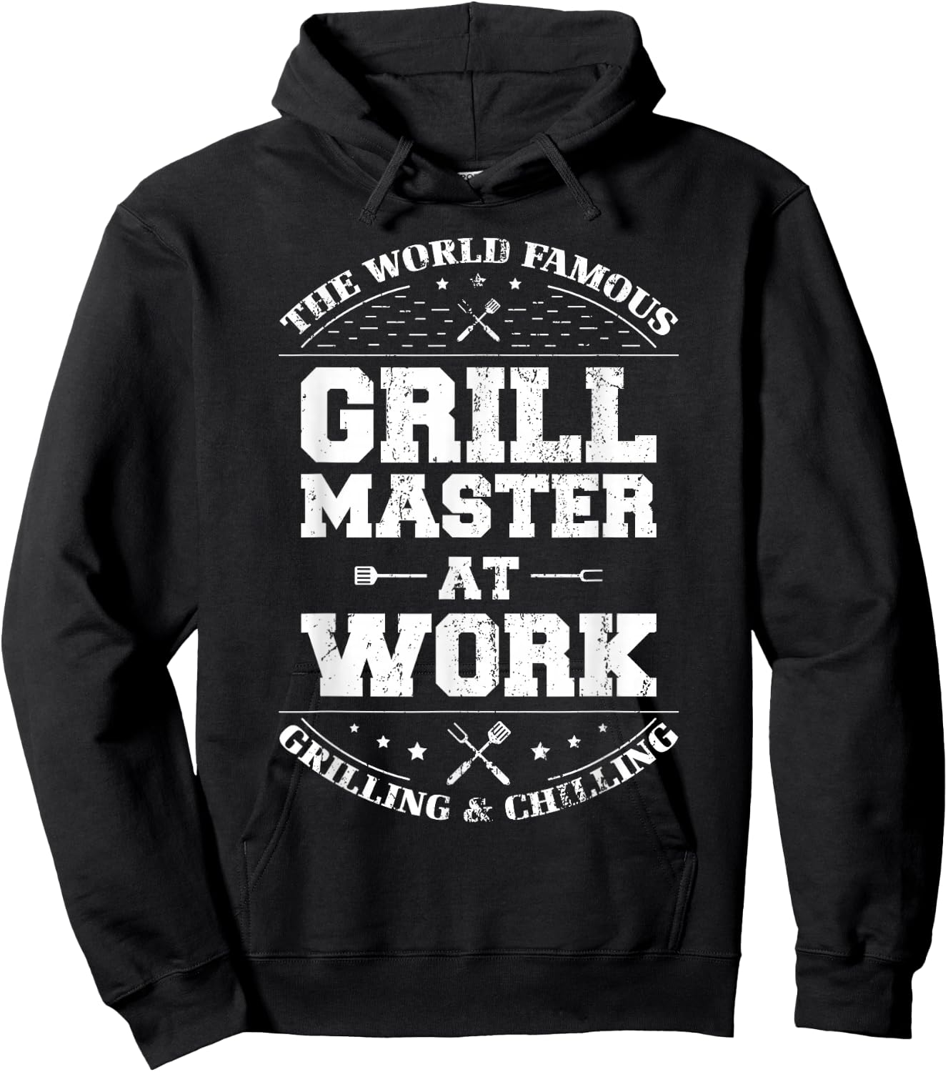 Funny Grill Master BBQ Chef Smoked Meat Lover Gift Barbecue Hoodie - Hoodie | Black