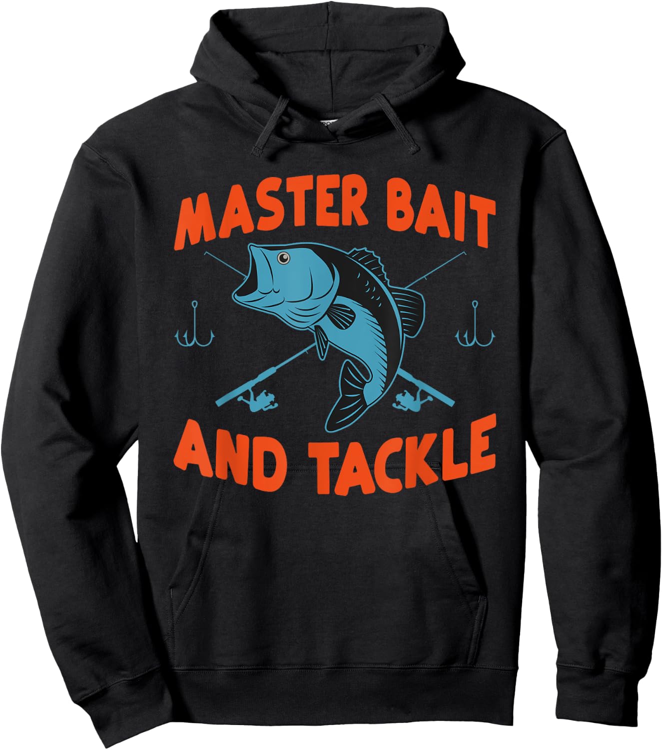 Master Bait And Tackle Funny Fishing Humor Gifts Hoodie - Hoodie | Black