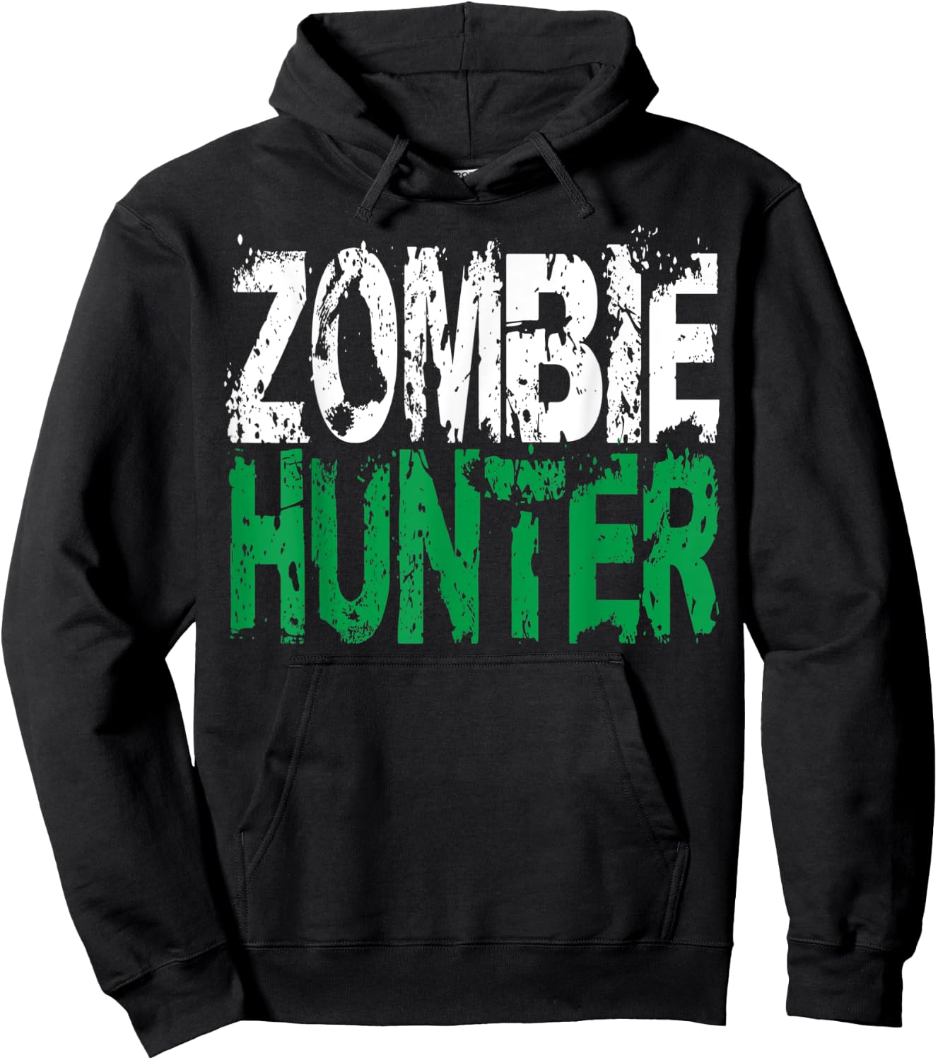 Halloween Zombie Hunter shirt Funny Party Gift Kids Boys Hoodie - Hoodie | Black