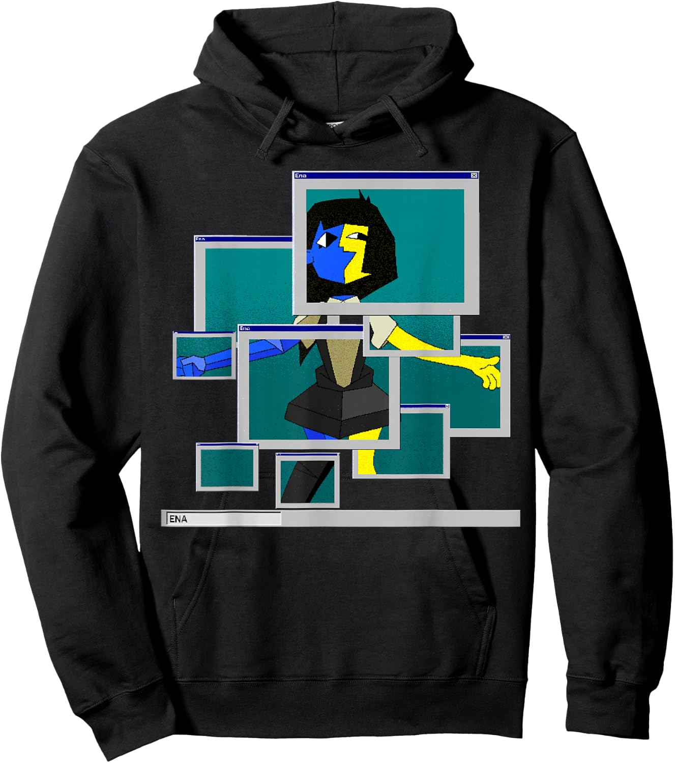 ENA Pop-Up Official Hoodie - Hoodie | Black
