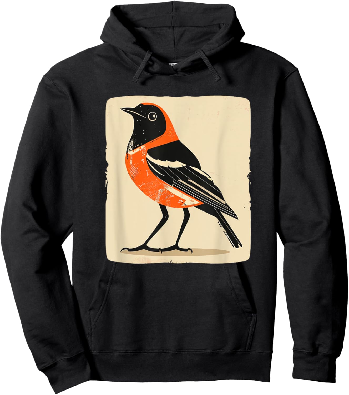 Nice Oriole Bird for Birds Fans Hoodie - Hoodie | Black