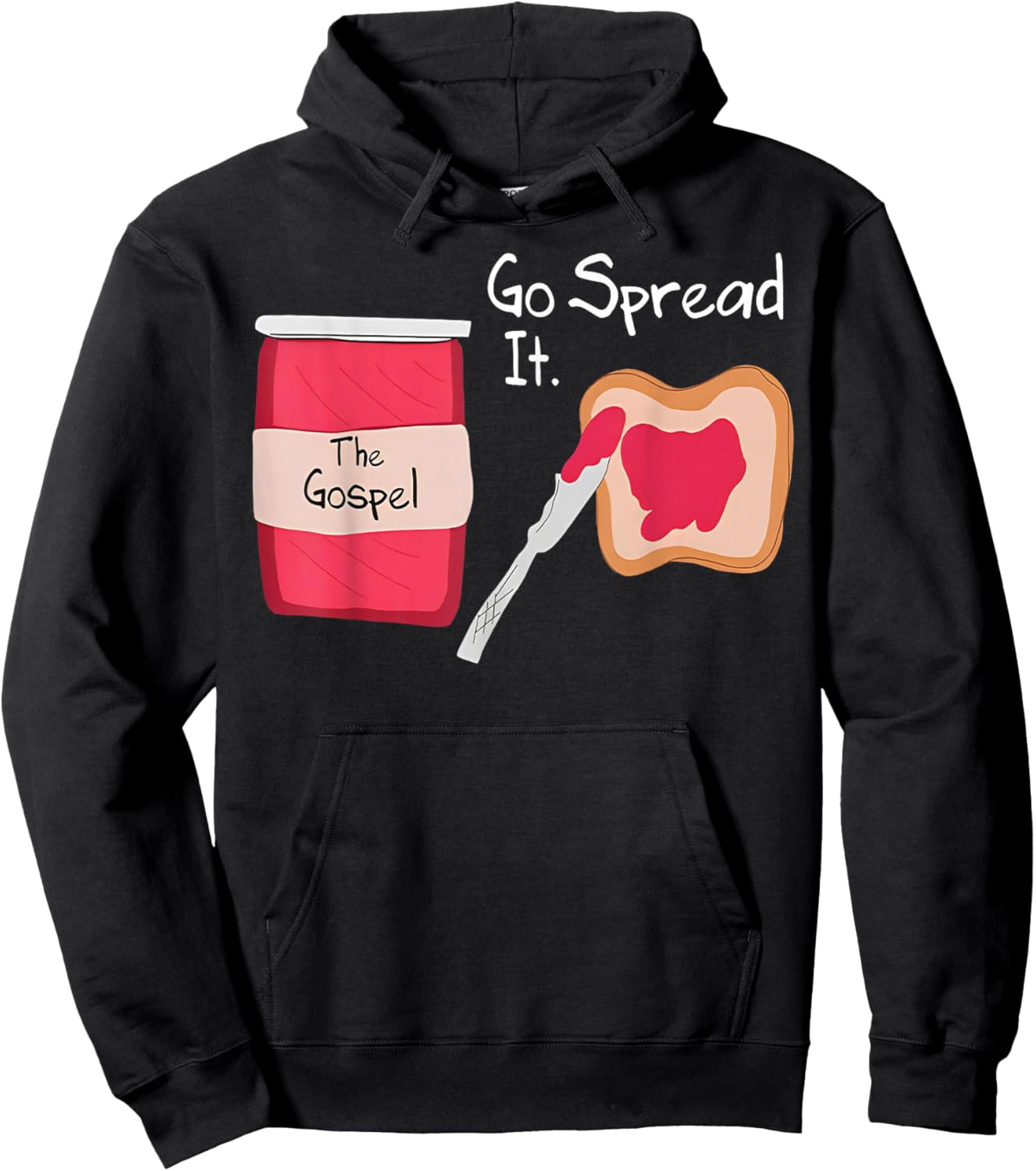 The Gospel Go Spread It Hoodie - Hoodie | Black