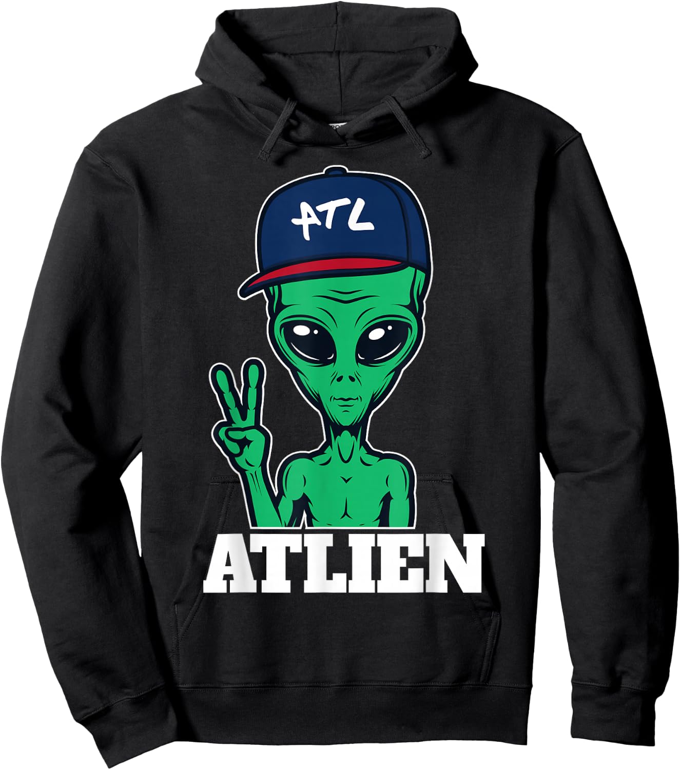 Atlanta Atlien ATL Gift Hoodie - Hoodie | Black