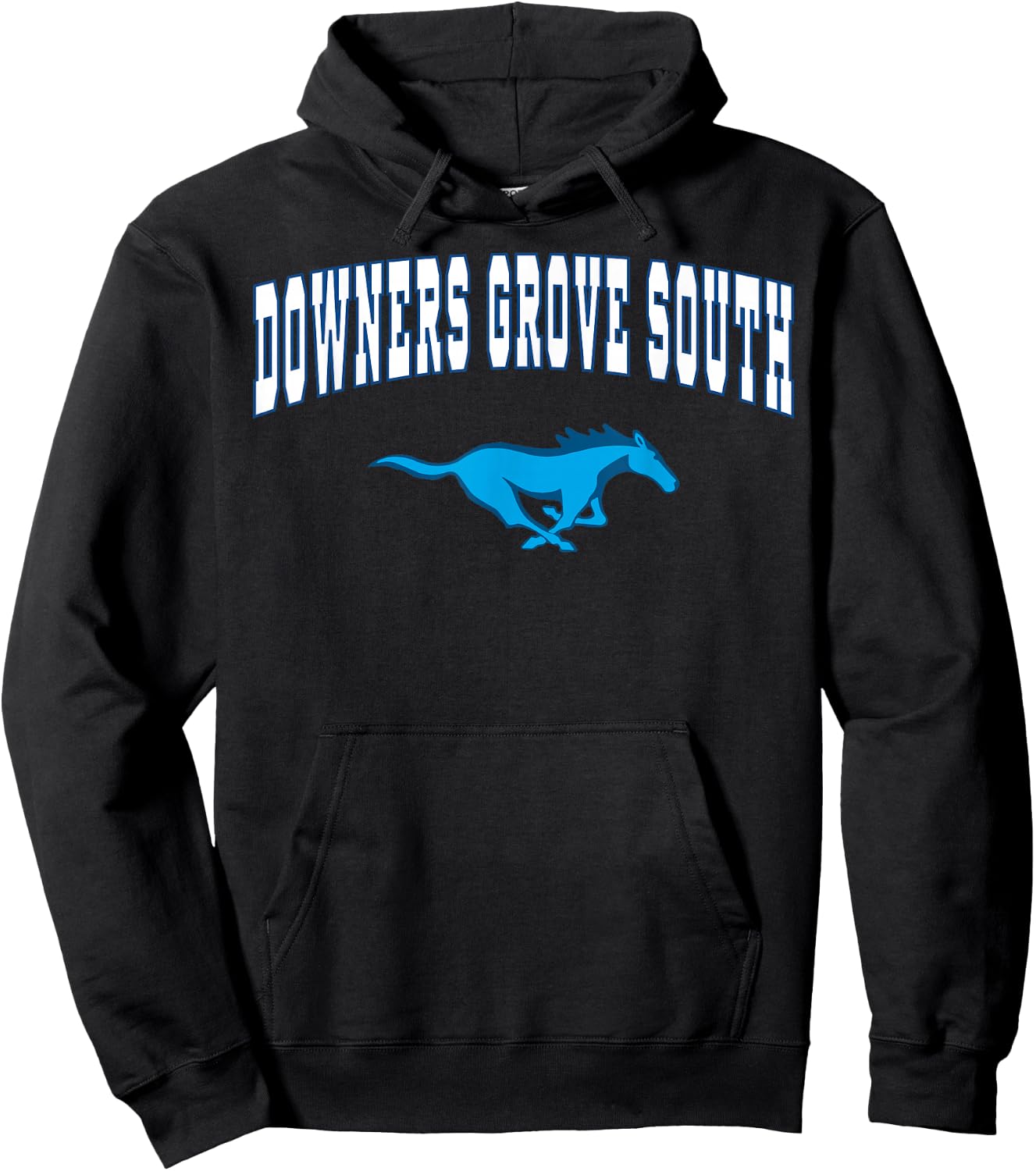 Downers Grove South High School Mustangs C2 Hoodie - Hoodie | Black