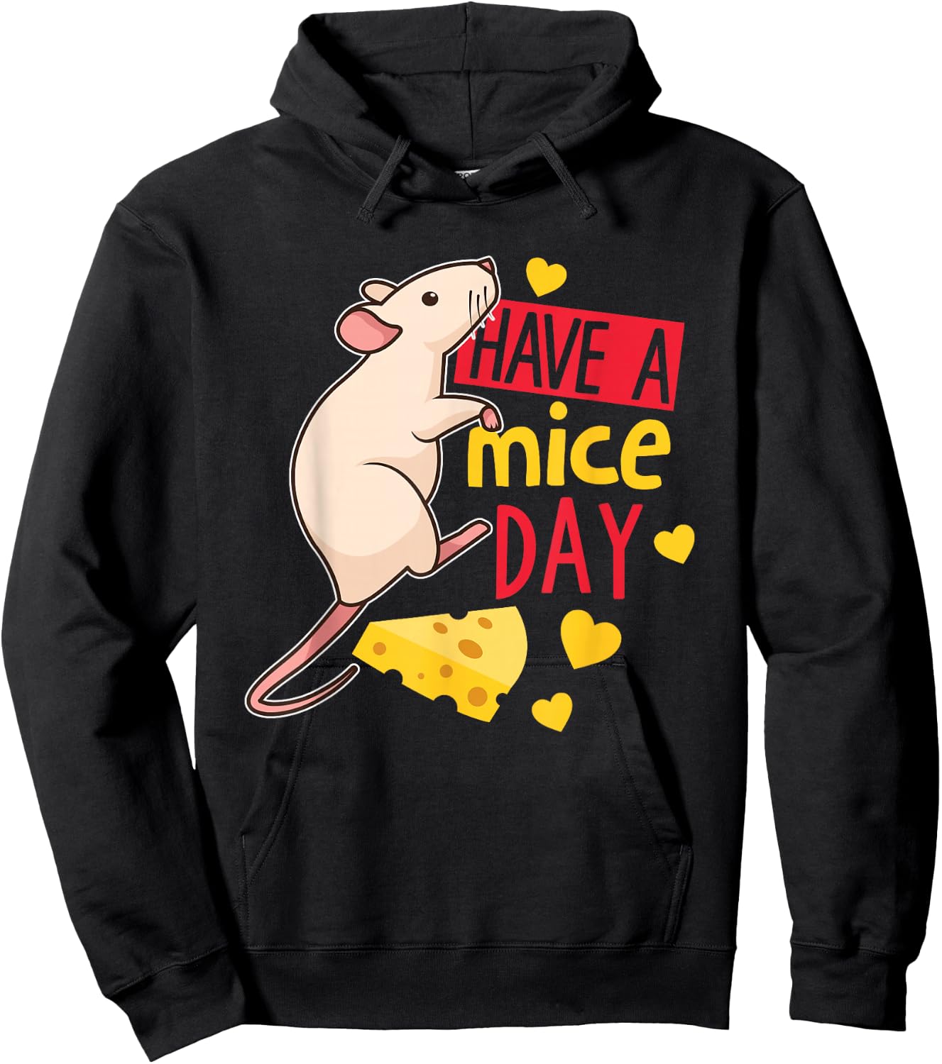 Have A Mice Day Mouse Hoodie - Hoodie | Black