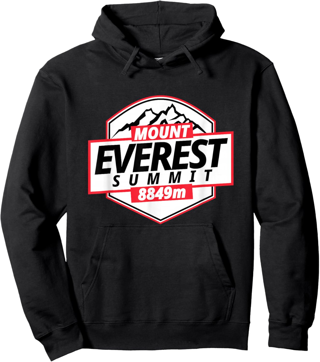 Mount Everest Summit Hoodie - Hoodie | Black