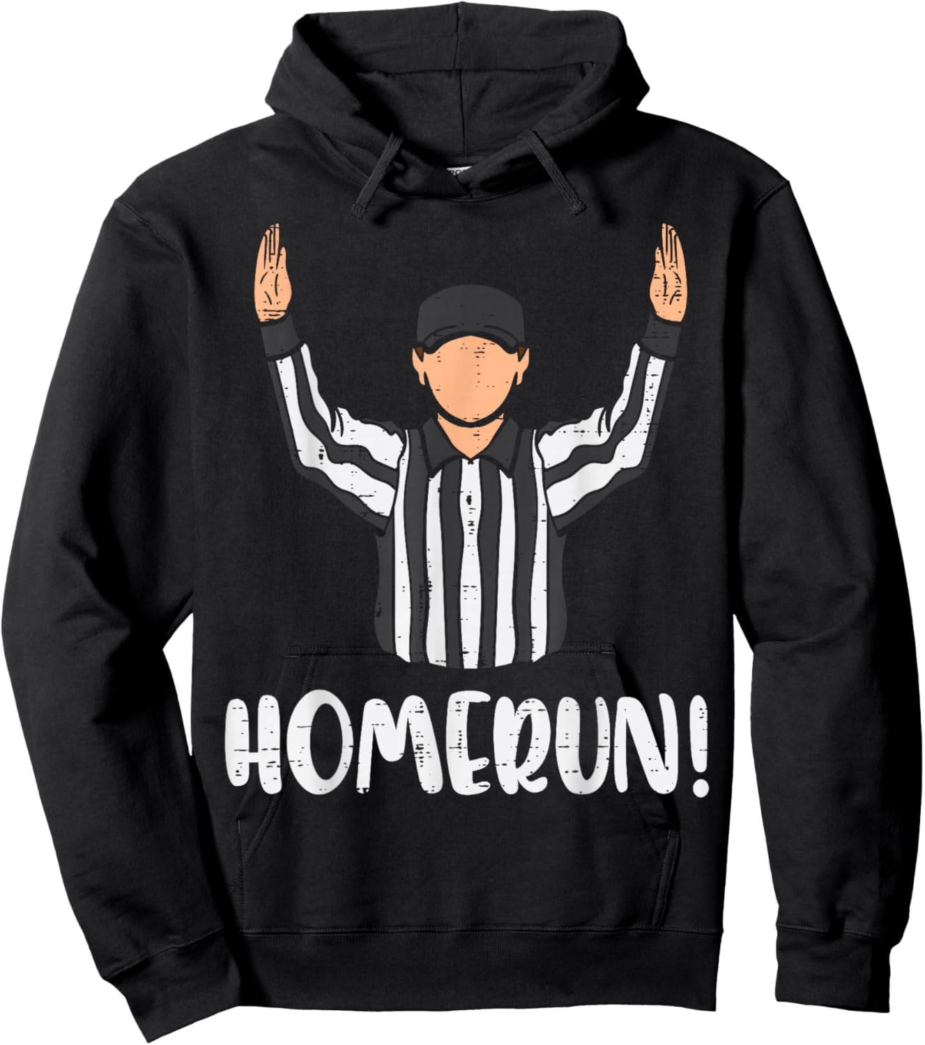 Homerun Referee American Football Sports Men Women Boys Kids Hoodie - Hoodie | Black