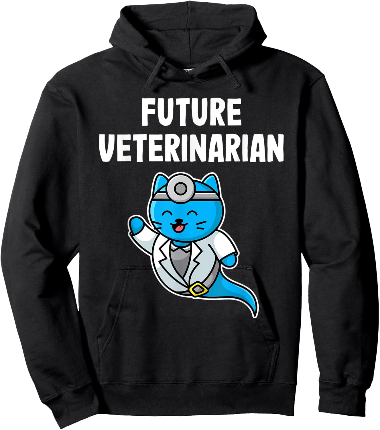 Future Veterinarian Boy Girl Veterinary Vet Costume Hoodie - Hoodie | Black
