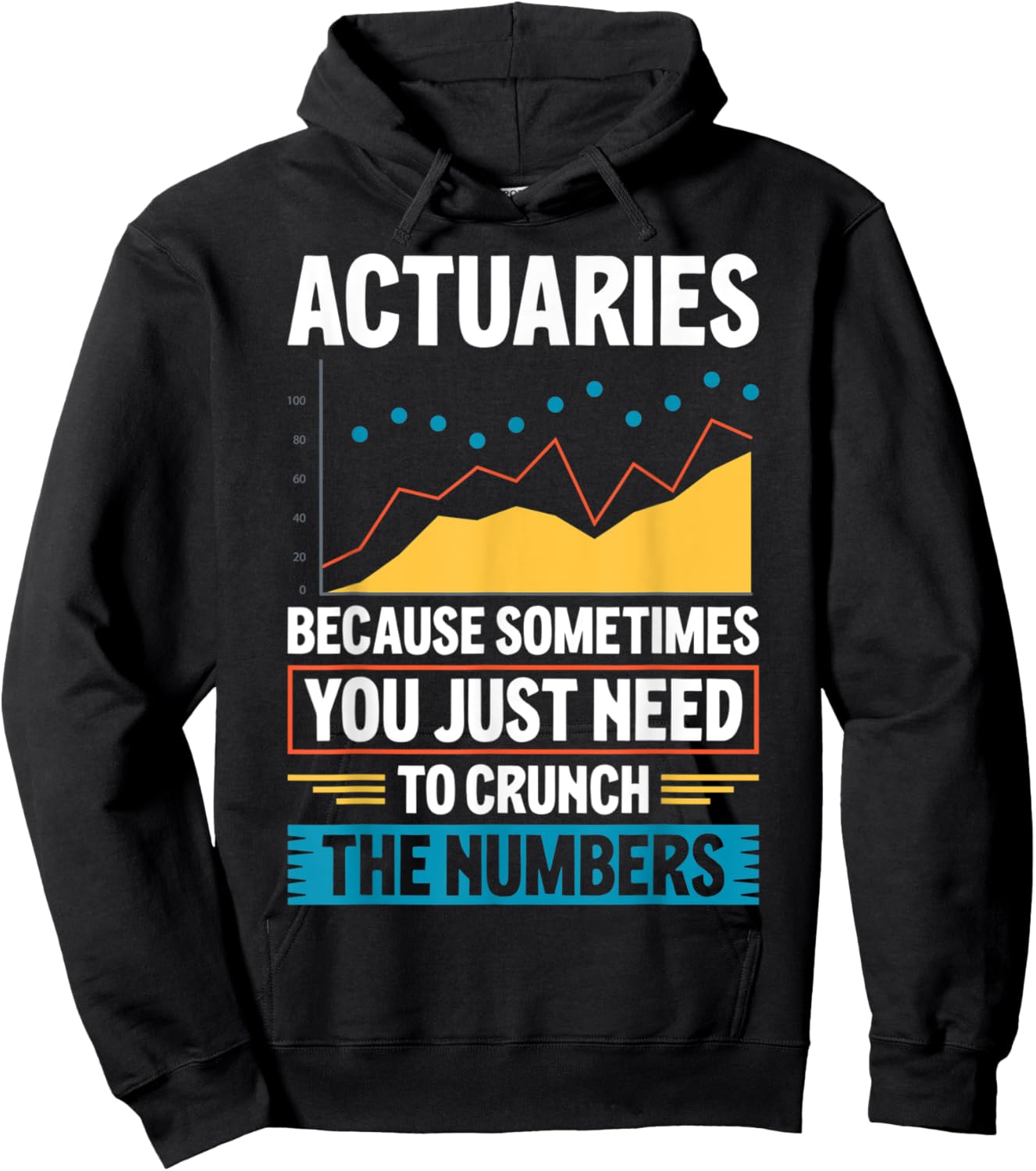 Funny Actuary Saying Actuaries Hoodie - Hoodie | Black