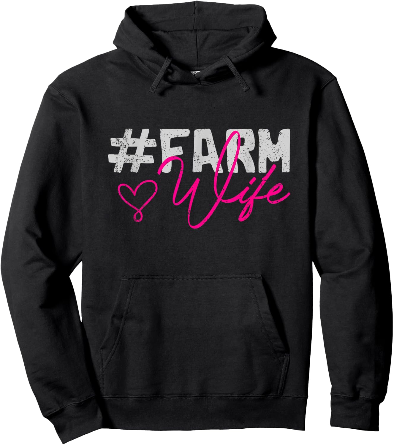 Farmers Wife Women Gift Farming Farmer Hoodie - Hoodie | Black