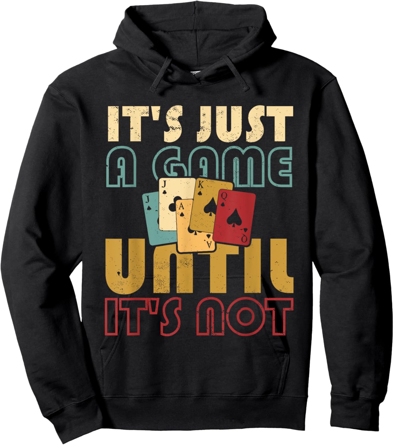 Funny Card Game Playing Euchre Player Gifts Euchre Player Card Game Lover Euchre Playing Hoodie - Hoodie | Black
