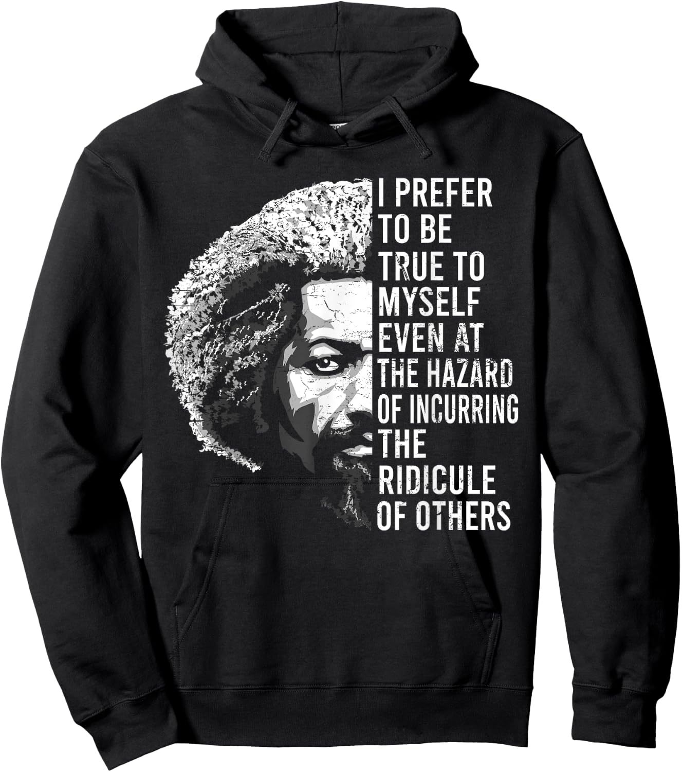 Frederick Douglass Quote Apparel Black History Month Vintage Hoodie - Hoodie | Black