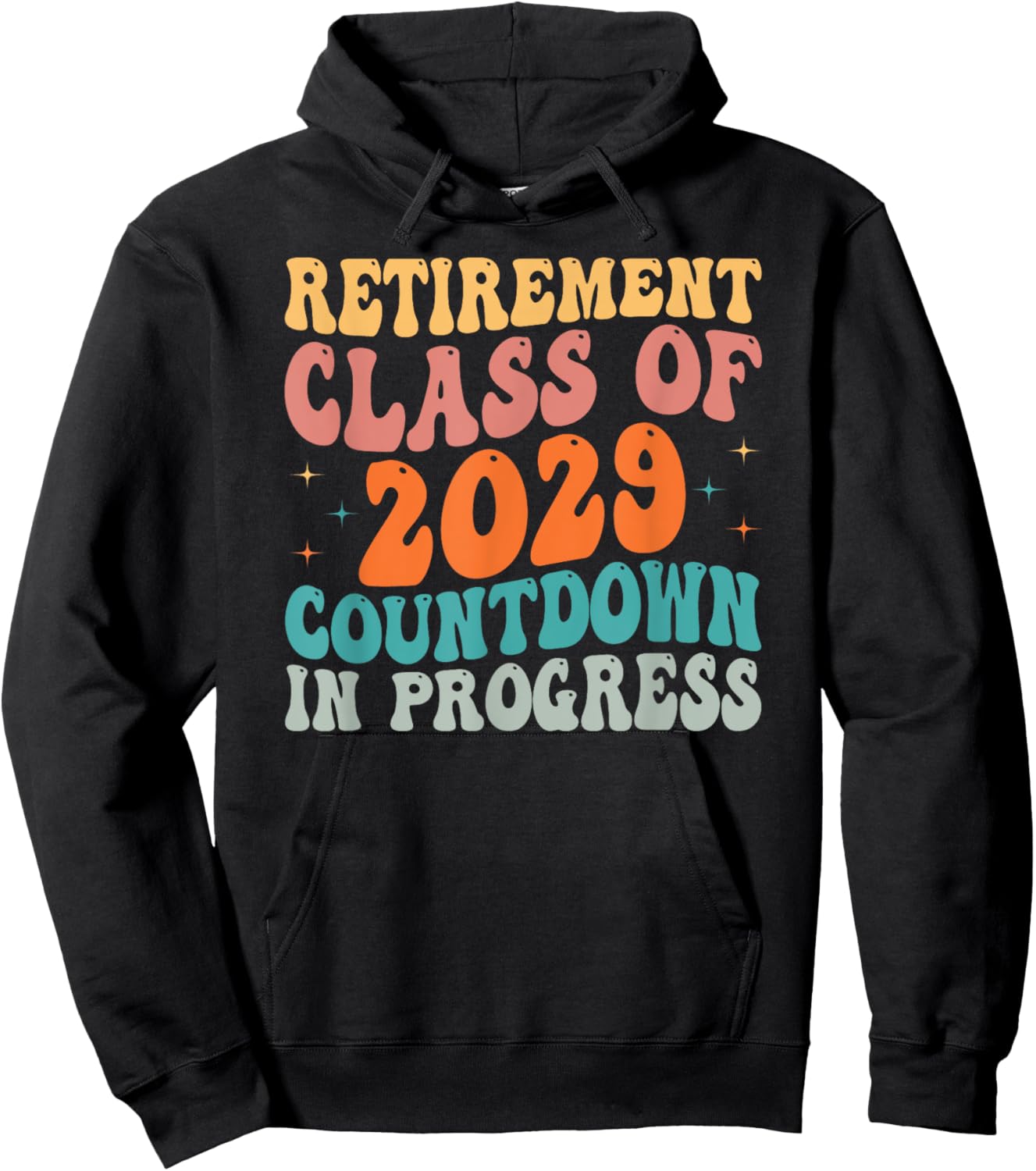 Retirement Class of 2029 Teacher Retirement Loading Gift Hoodie - Hoodie | Black