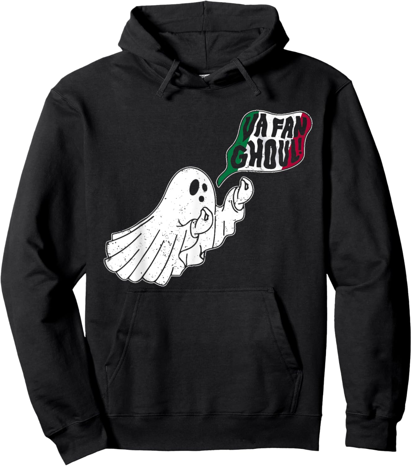 Va Fan Ghoul Ghost Italian Halloween Funny Costume Men Women Hoodie - Hoodie | Black