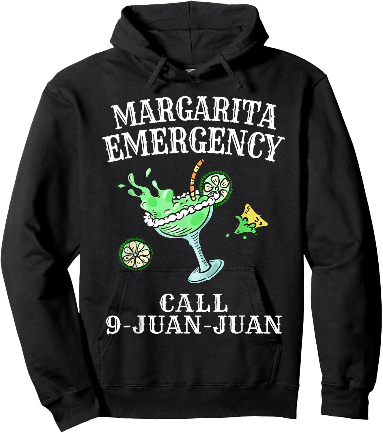 Margarita Emergency Shirt Mexican Fiesta Funny Cinco de Mayo Hoodie - Hoodie | Black