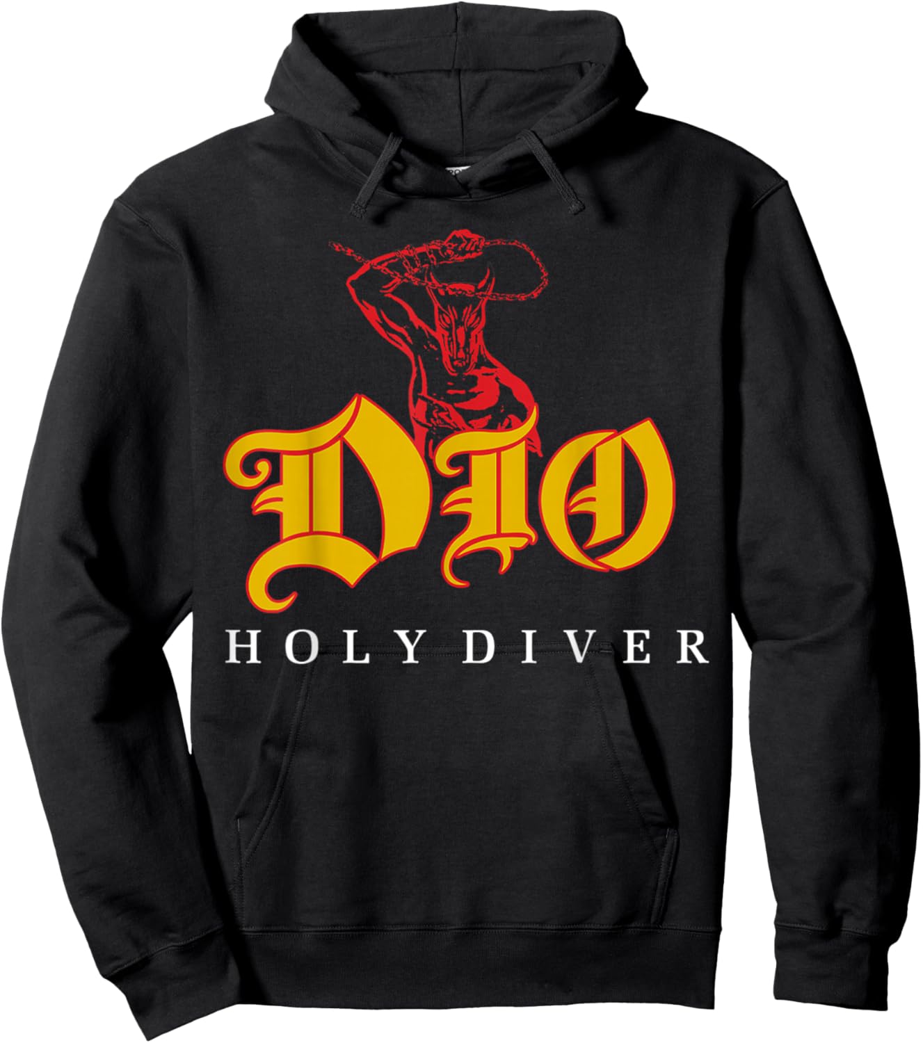 Dio – Holy Diver on Black Hoodie - Hoodie | Black