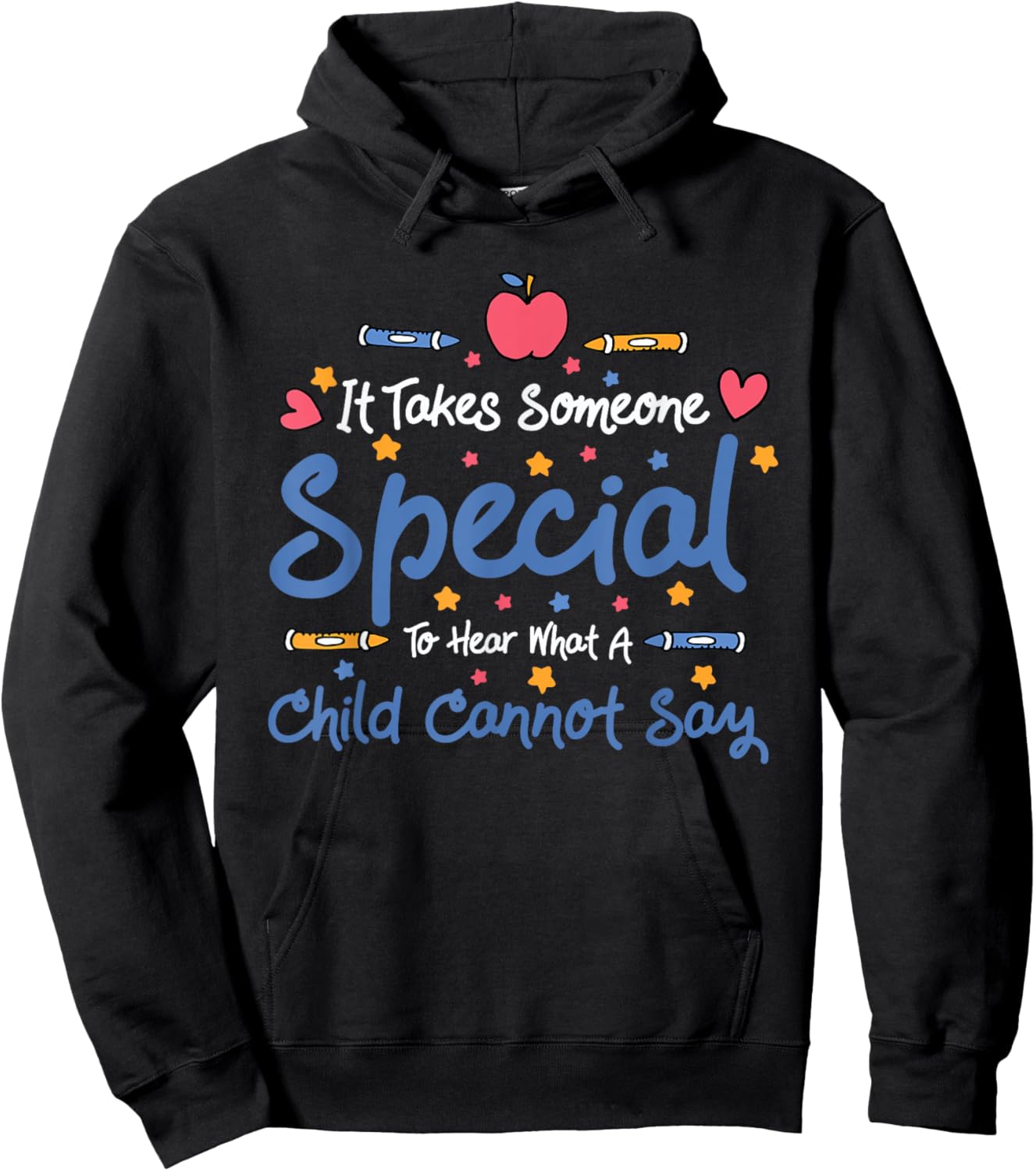 It Takes Someone Special To Hear What A Child Cannot Say Hoodie - Hoodie | Black