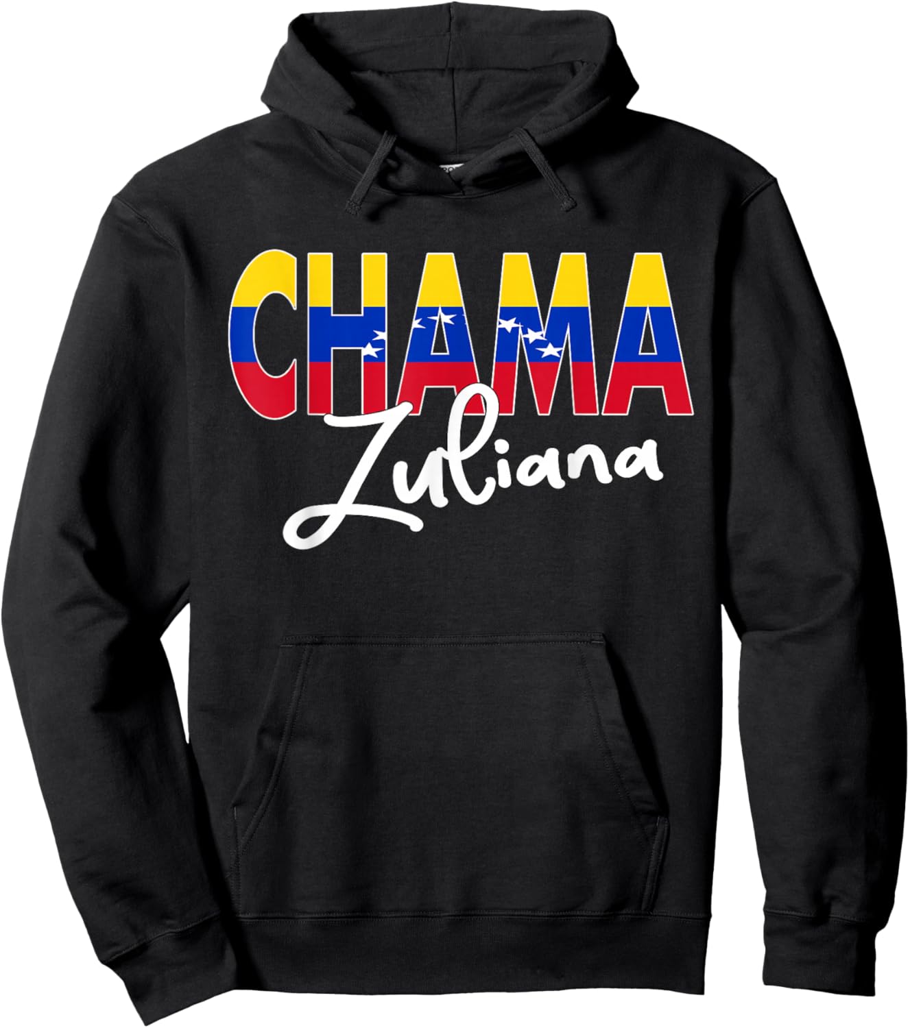Artistic Design Zulia Chama Zuliana Flannel Venezuela Hoodie - Hoodie | Black