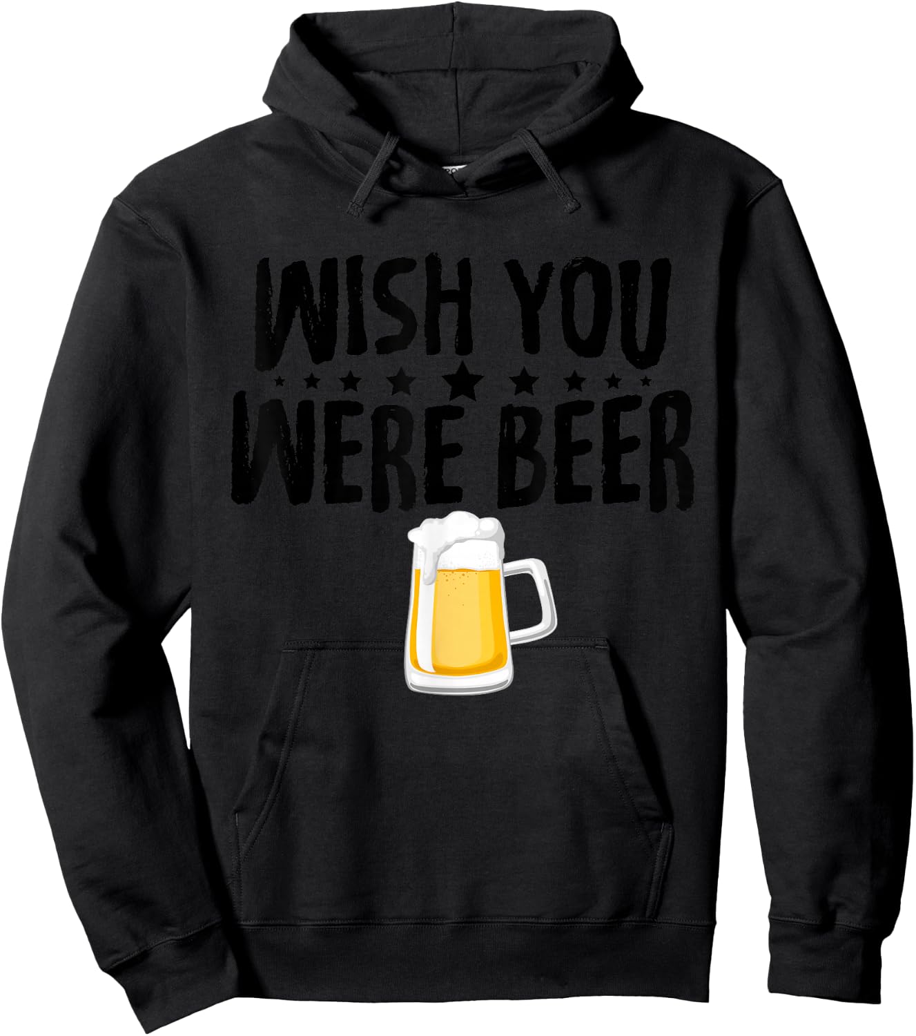 Alcohol Shirts Wish You Were beer Funny Christmas Gifts Hoodie - Hoodie | Black
