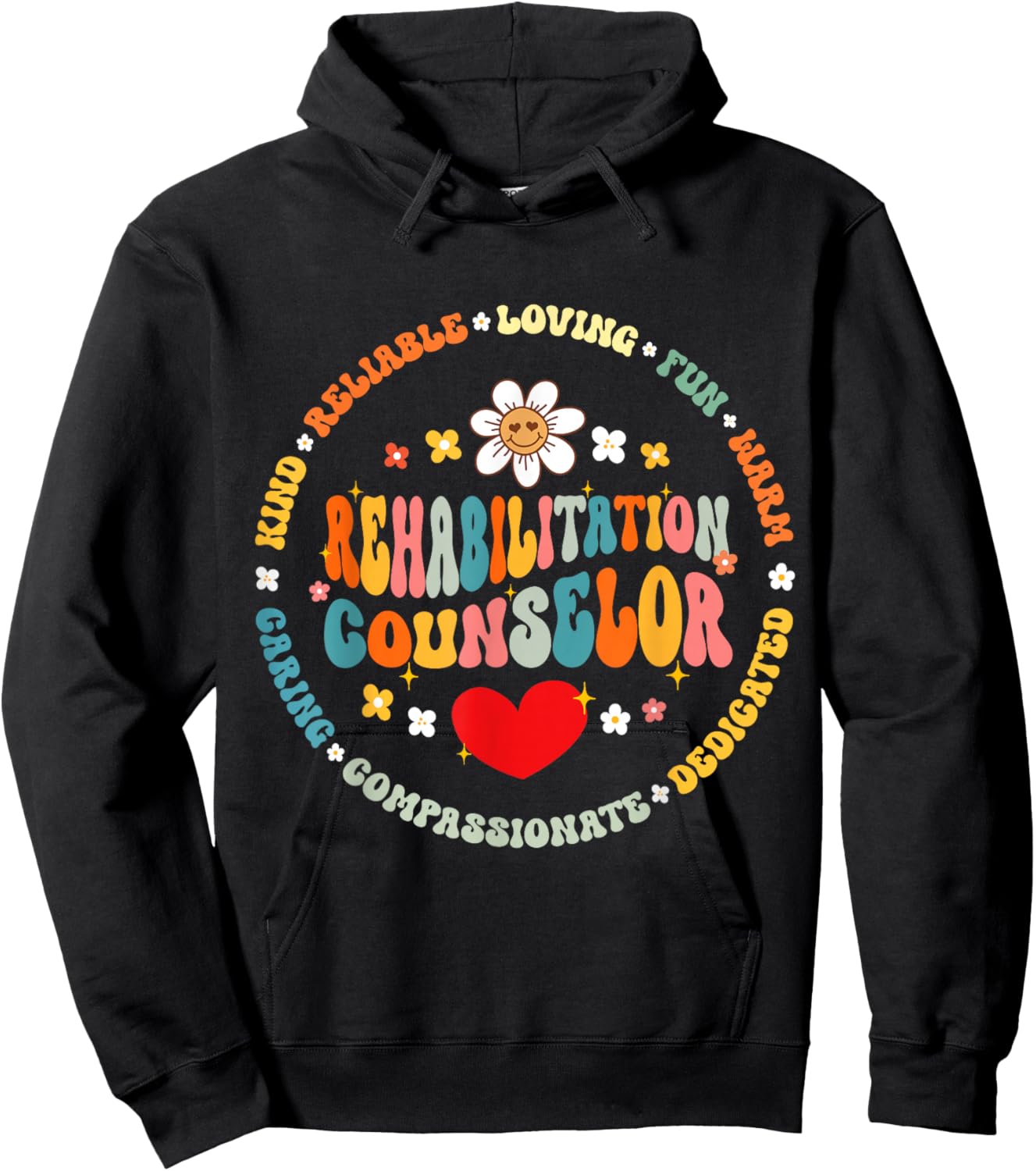Rehabilitation Counselor Rehabilitation Counseling Hoodie - Hoodie | Black