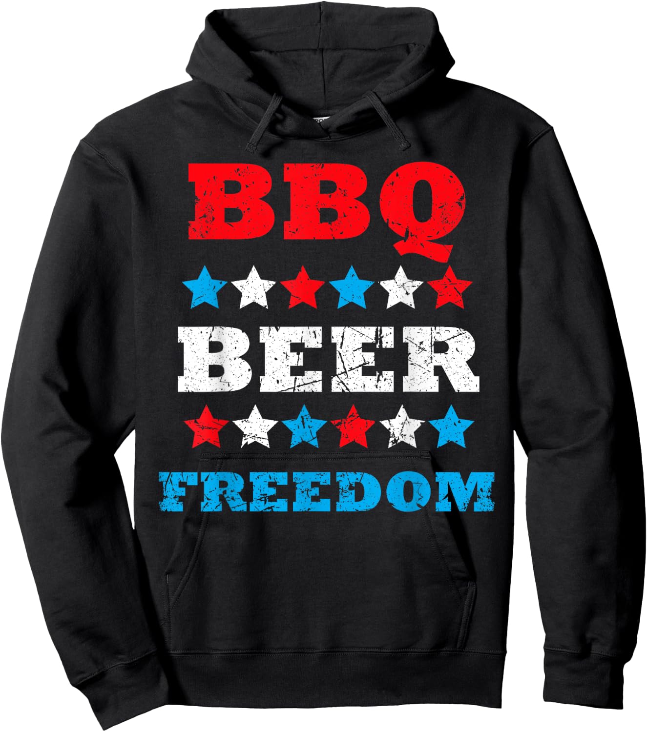 BBQ Beer Freedom Hoodie - Hoodie | Black