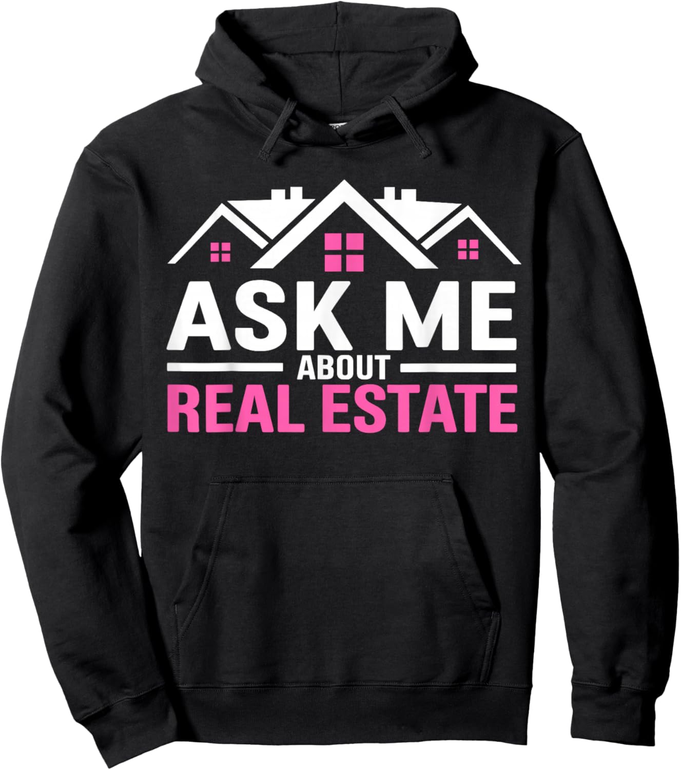 Realtor Ask Me About Real Estate Women Realtor Hoodie - Hoodie | Black
