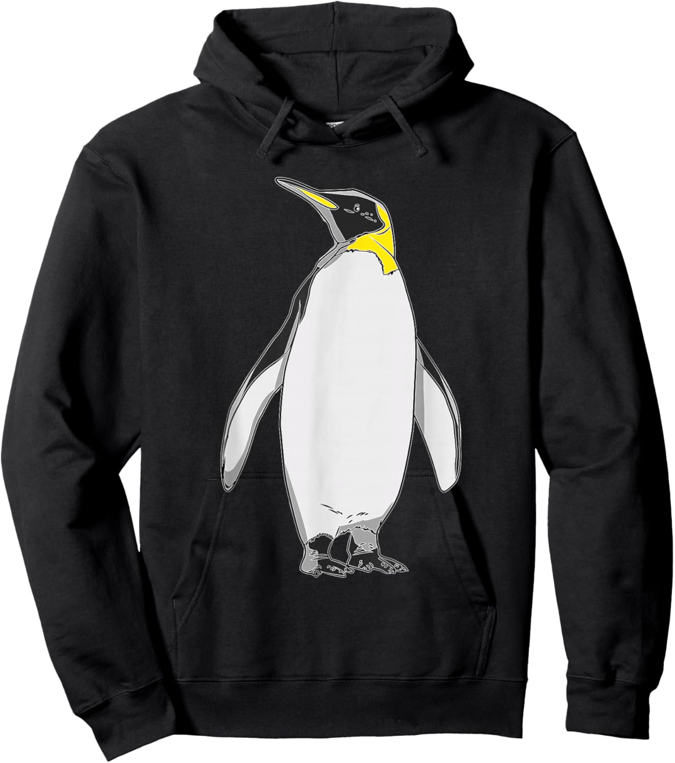 Penguin Logo Hoodie - Hoodie | Black