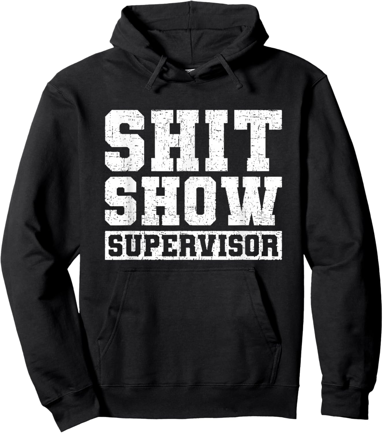Shit Show Supervisor Funny Parent Boss Manager Teacher Gifts Small Hoodie - Hoodie | Black