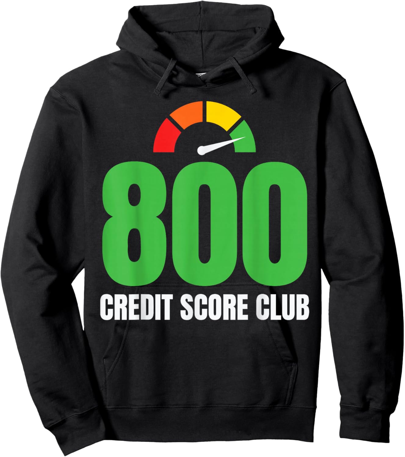 800 Credit Score Hoodie - Hoodie | Black