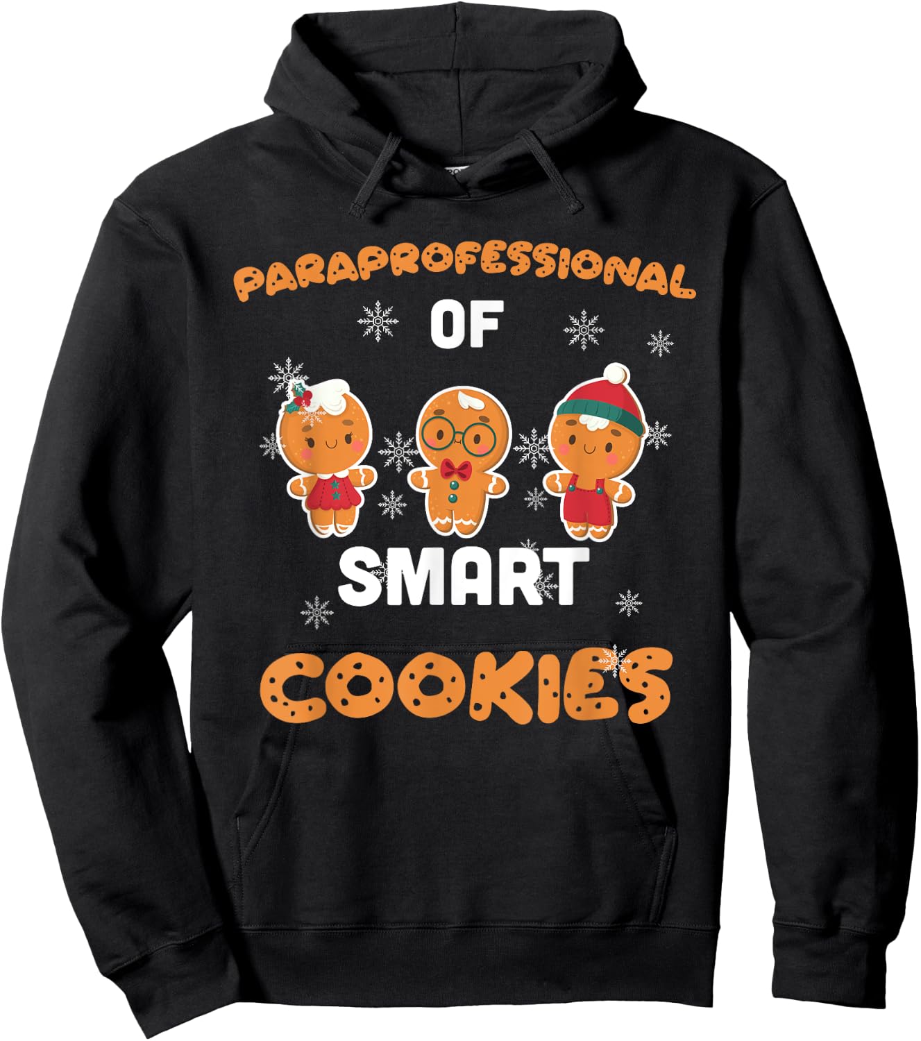 Christmas Costume Paraprofessional of Smart and cute Cookies Hoodie - Hoodie | Black