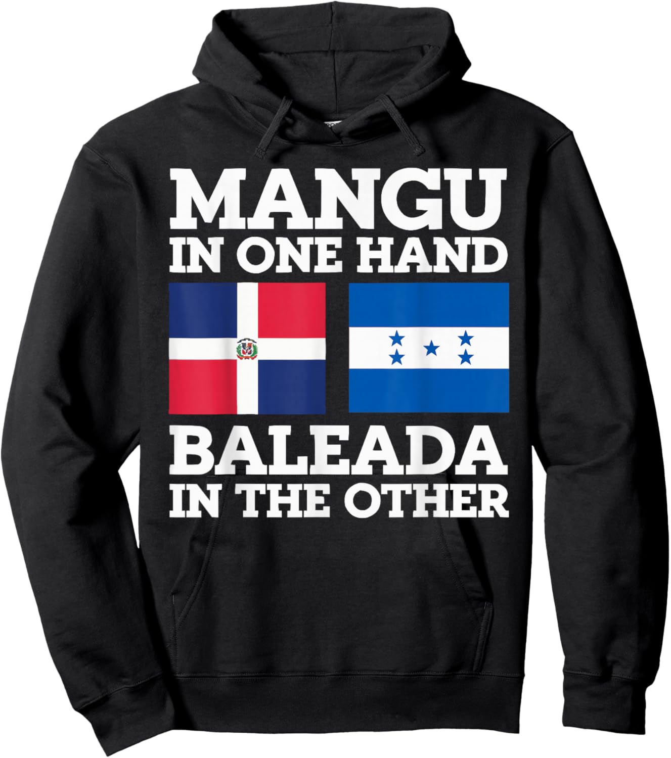 Half Dominican Half Honduran Dominican Republic Honduras Hoodie - Hoodie | Black