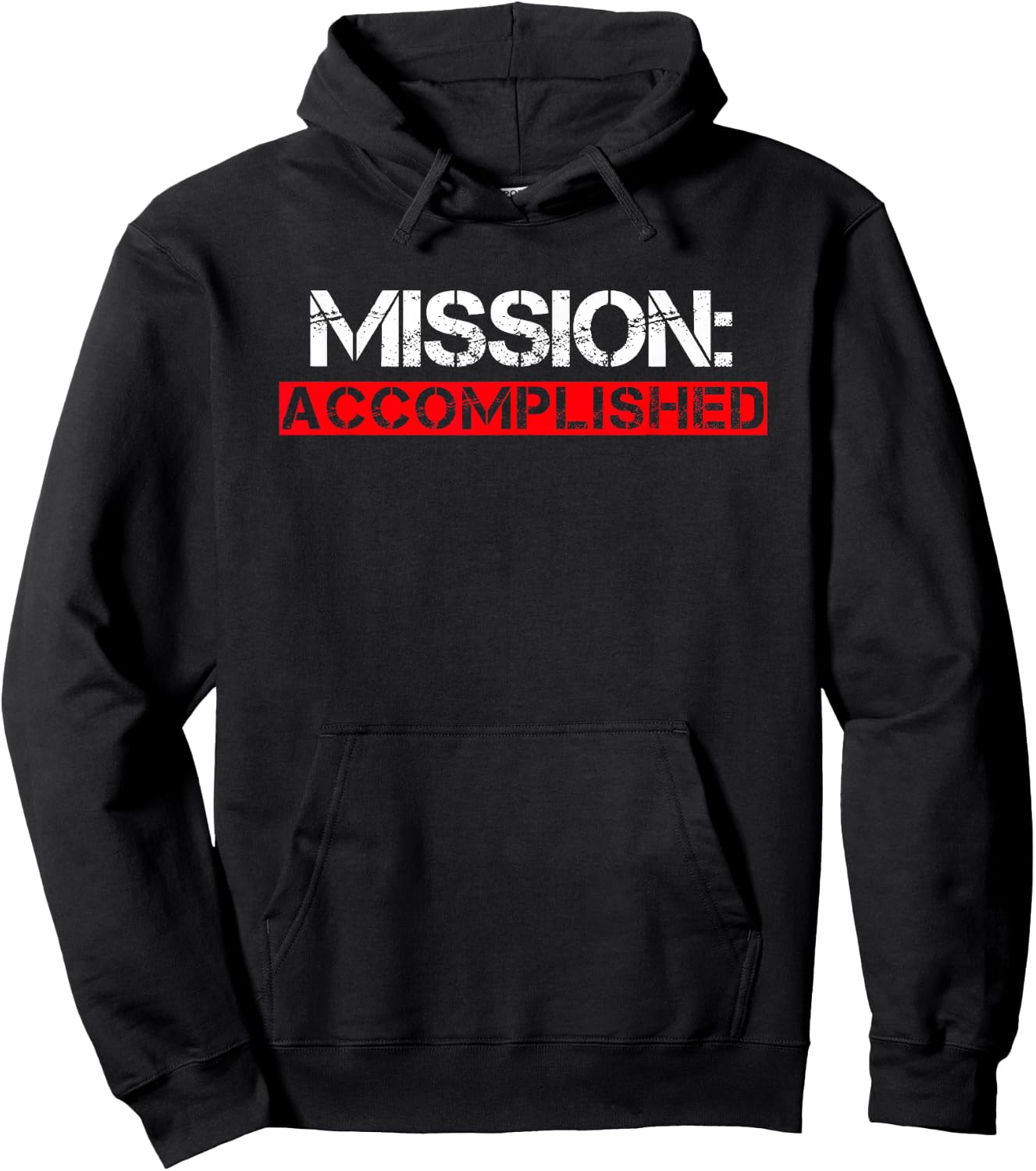 Mission Accomplished for Returned Missionaries Hoodie - Hoodie | Black
