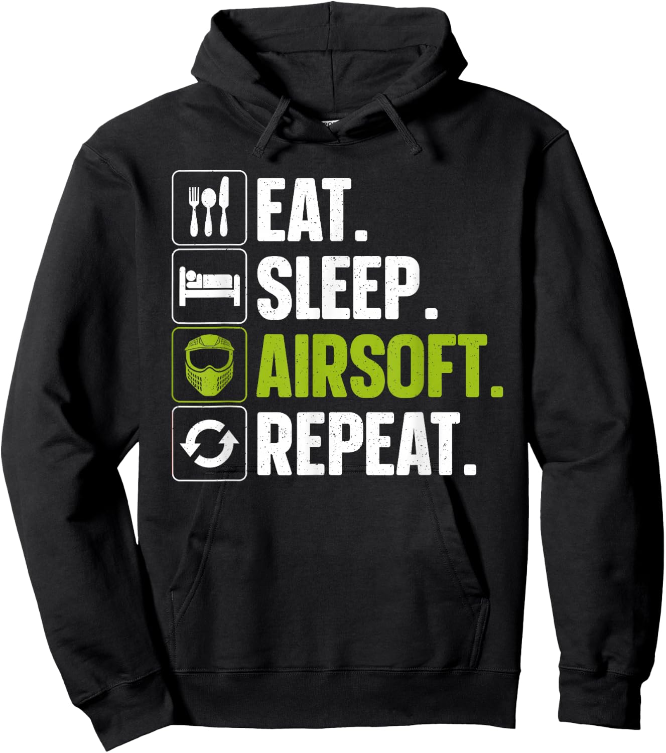Funny Airsoft Design Women Airsoft Player Airsoft Hoodie - Hoodie | Black