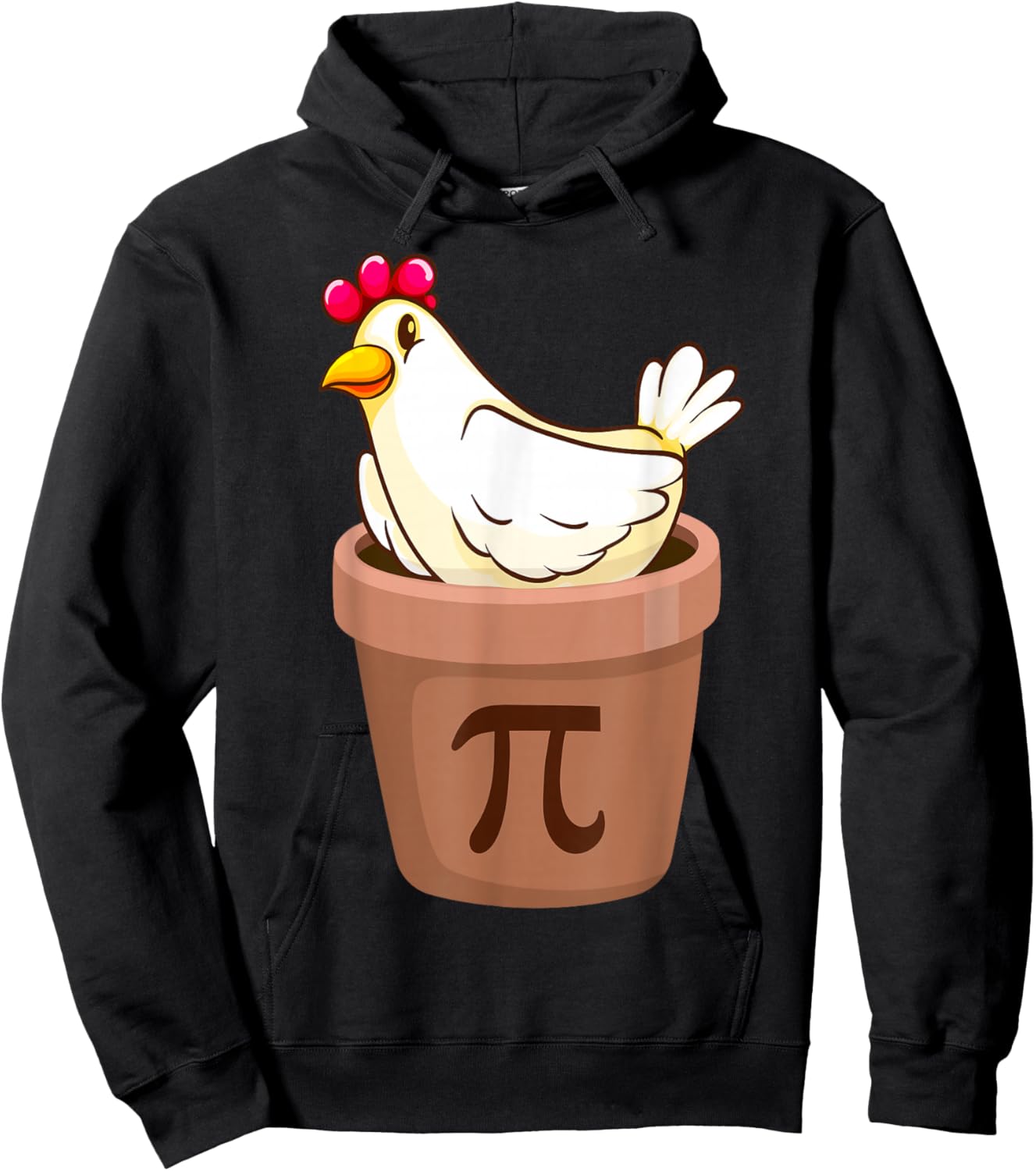 Happy Pi Day Shirt Gifts for Math Lovers Co. Pi Day - Chicken Pie Pot March 14th Chicken Lover 3.14 Pi Hoodie - Hoodie | Black