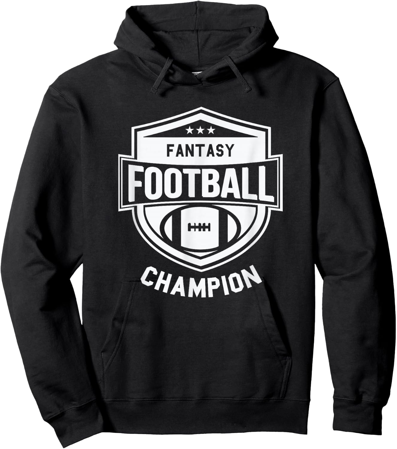Fantasy Football Champion - League Champ - Winner Quote Hoodie - Hoodie | Black