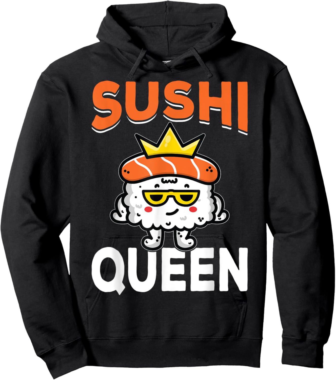 Sushi Queen I Sushi Hoodie - Hoodie | Black